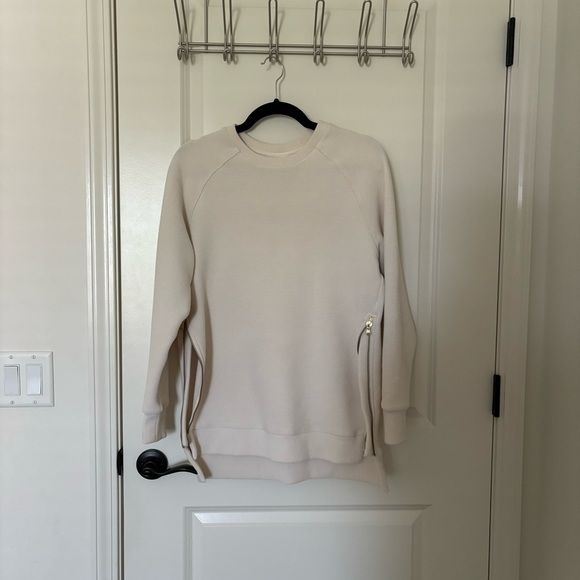 Varley Manning tunic sweatshirt in eggnog - Picture 2 of 6